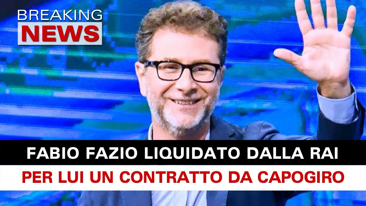 Fabio Fazio Liquidato Dalla Rai Ha Firmato Un Contratto Da Capogiro