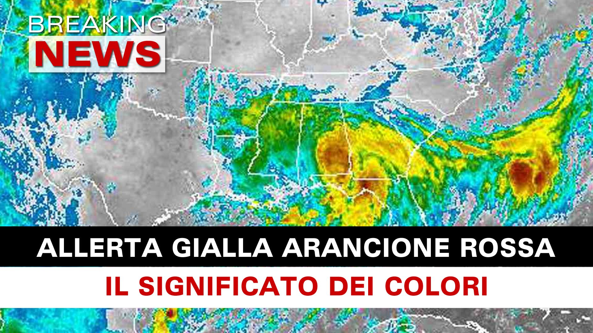 Allerta Gialla Arancione Rossa: Il Significato Dei Colori! - Breaking ...