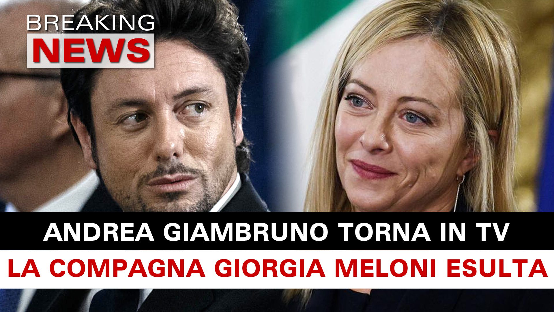 Andrea Giambruno: Torna In Televisione Il Compagno Di Giorgia Meloni ...