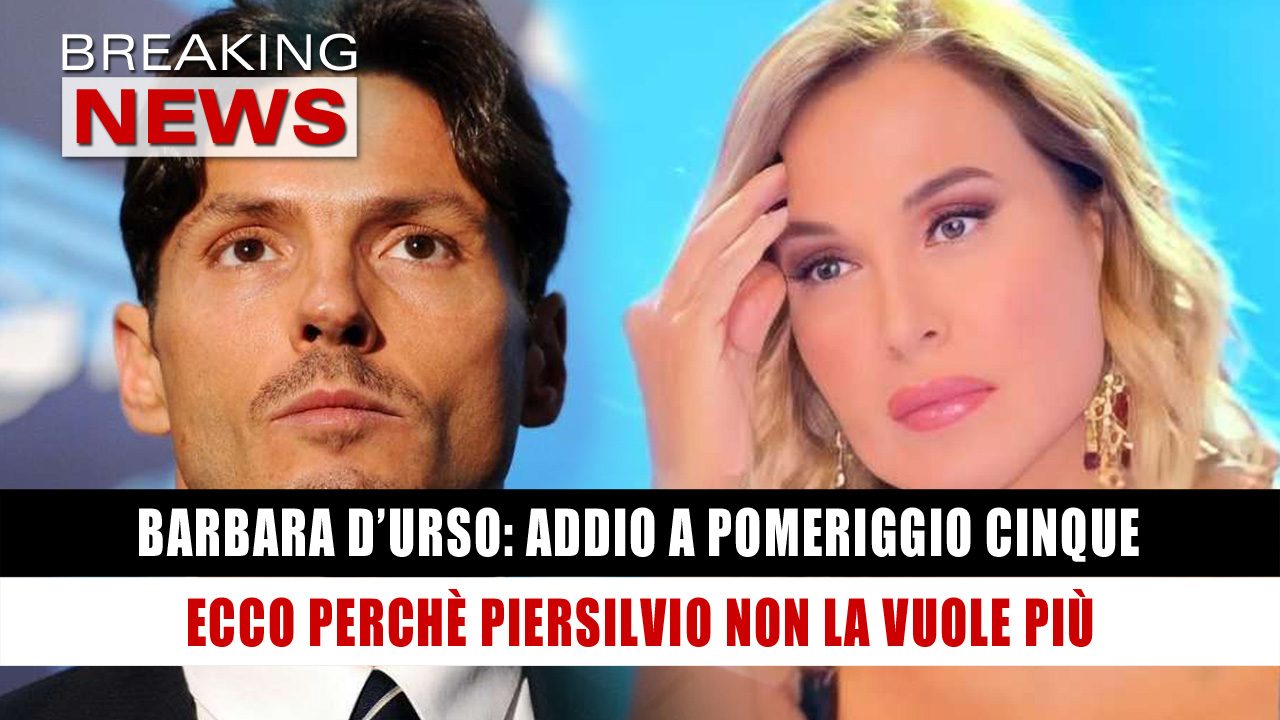 Barbara DUrso Addio A Pomeriggio Perché Pier Silvio Berlusconi Non La Vuole Breaking