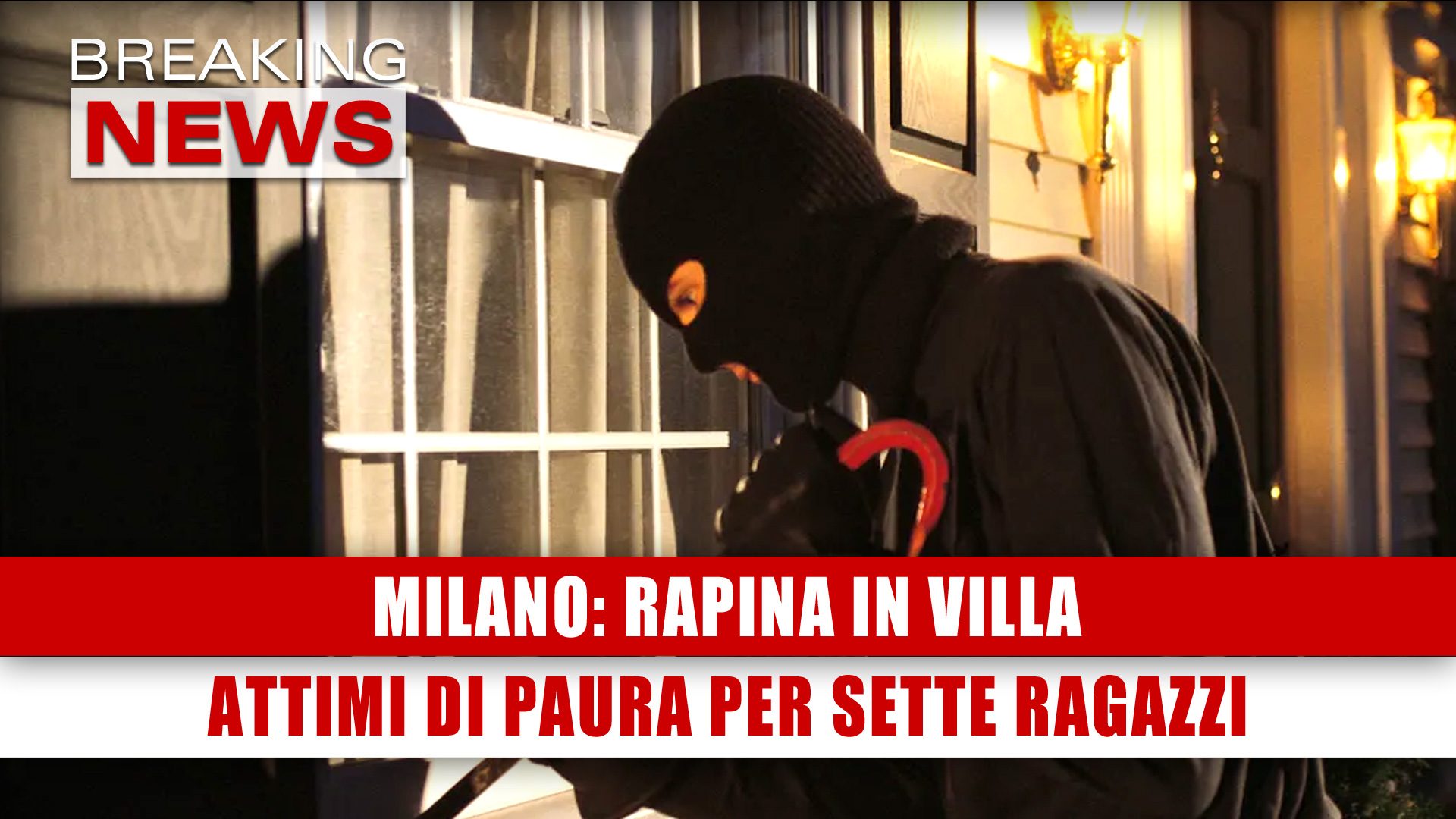 Milano Rapina In Villa Paura Per Ragazzi