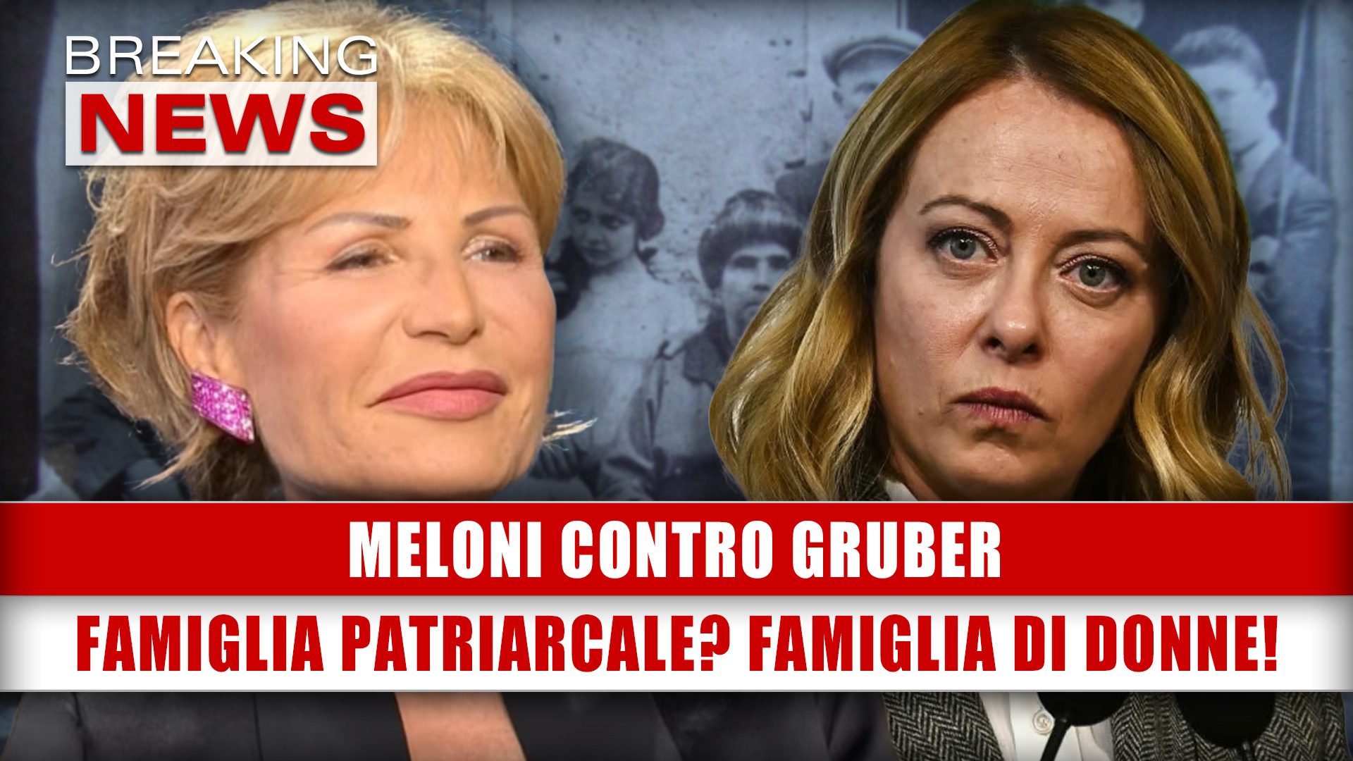 Meloni Contro Gruber: Quale Cultura Patriarcale, La Mia È Una Famiglia ...