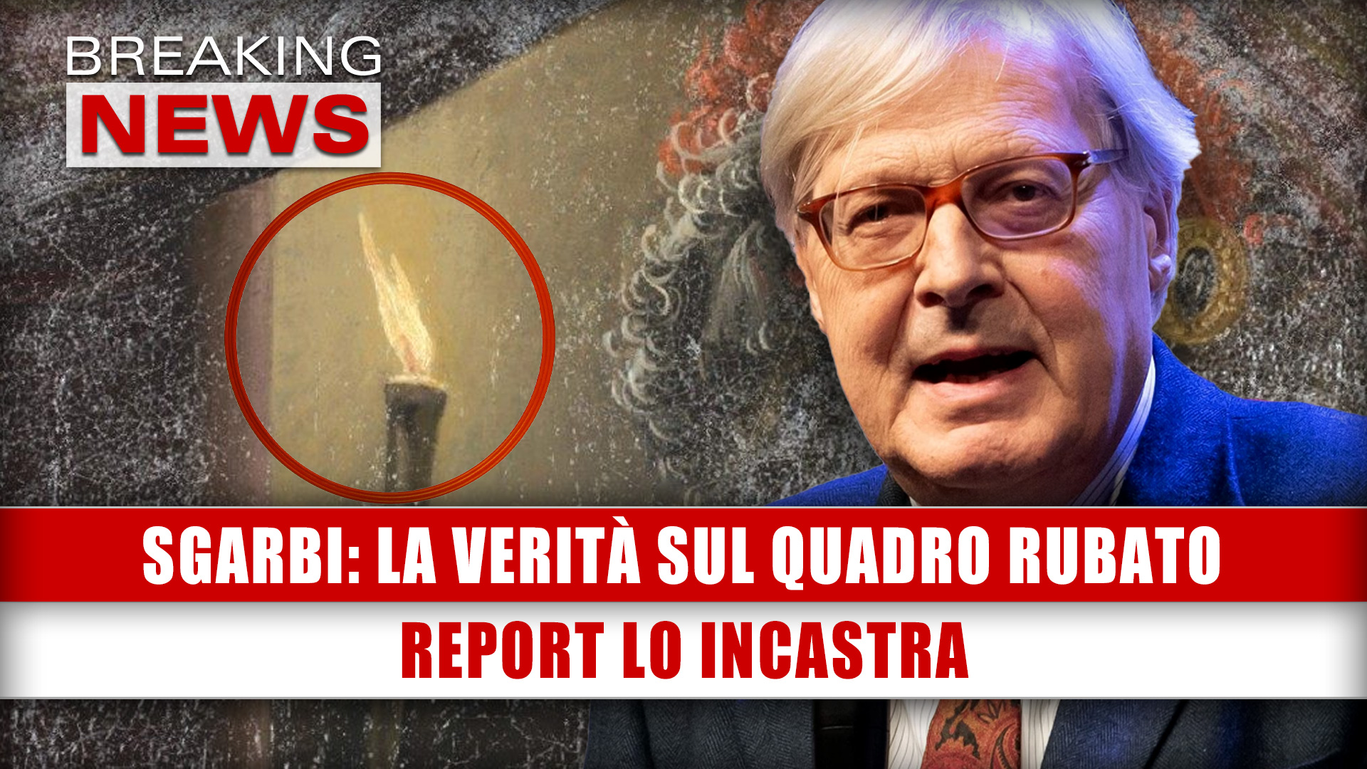 Sgarbi, La Verità Sul Quadro Rubato: Report Lo Incastra! - Breaking