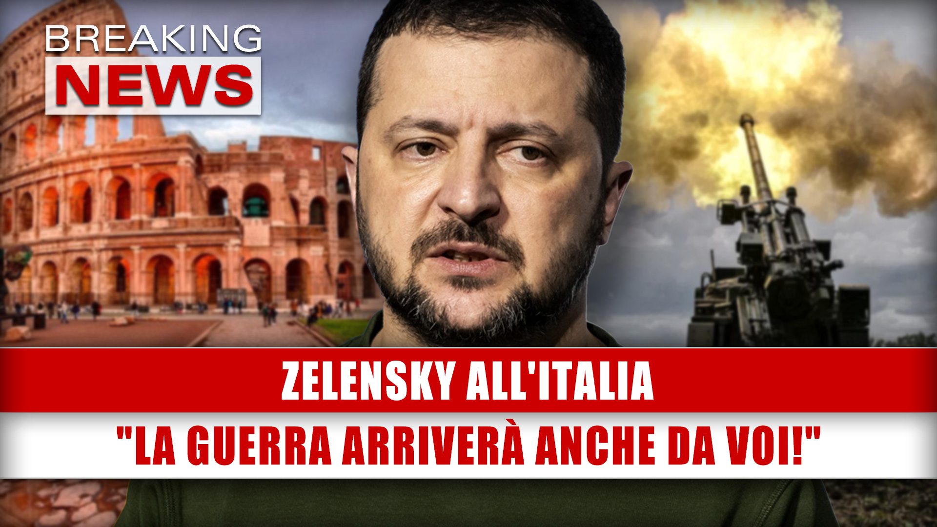 Zelensky Allitalia La Guerra Arriverà Anche Da Voi Breaking News