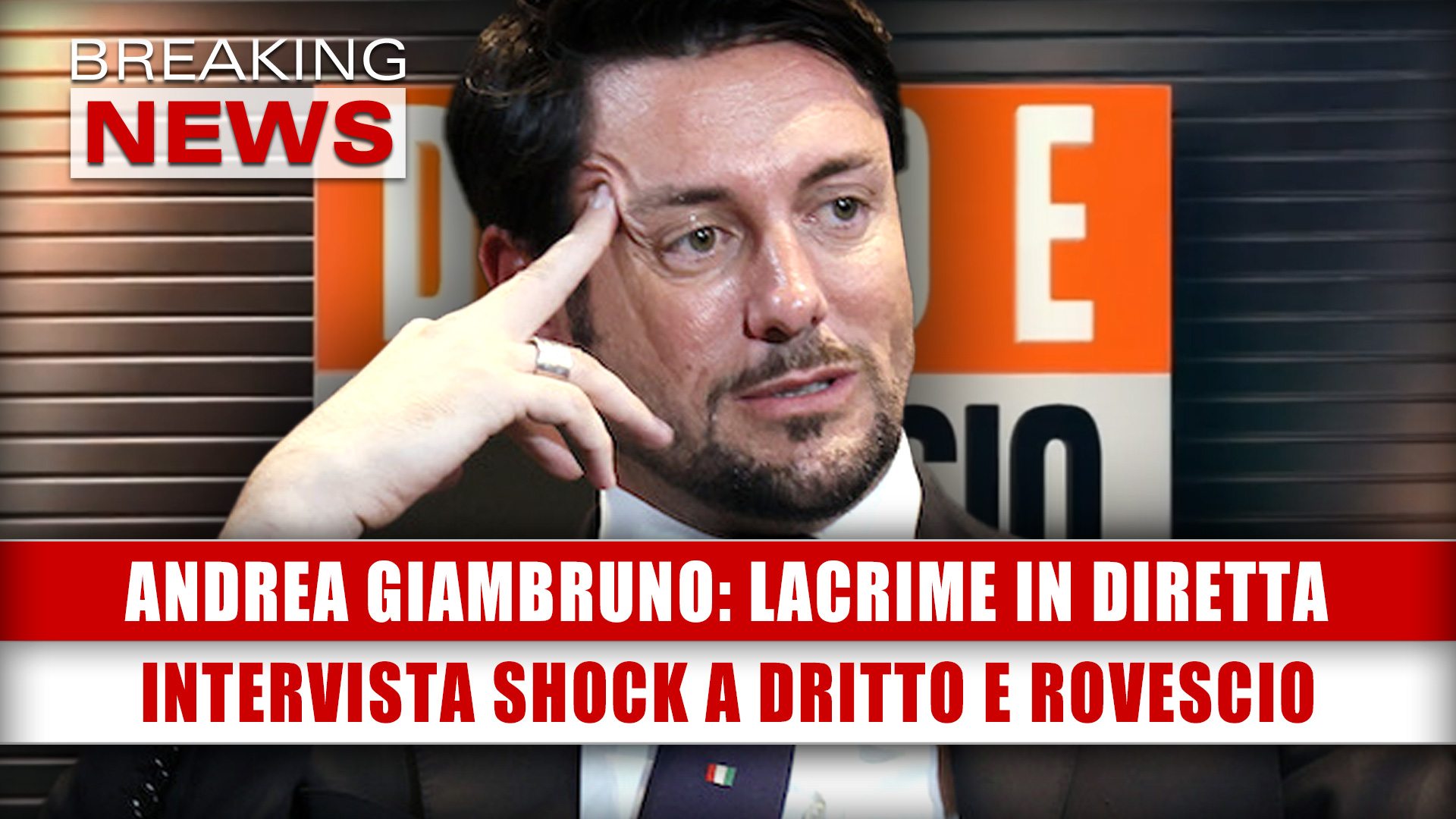 Andrea Giambruno, Lacrime In Diretta: Intervista Shock A Dritto E Rovescio!