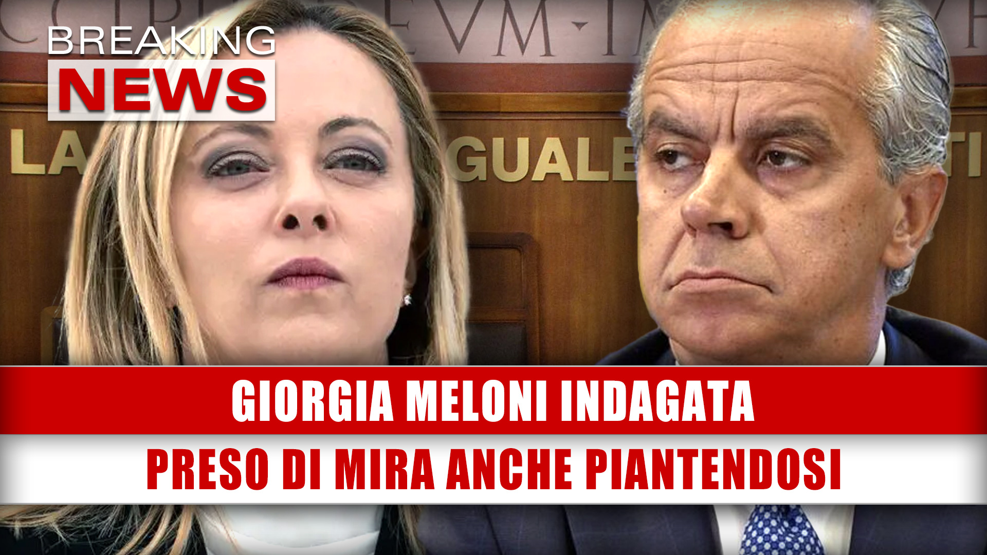 Giorgia Meloni Indagata: Preso Di Mira Anche Piantendosi!