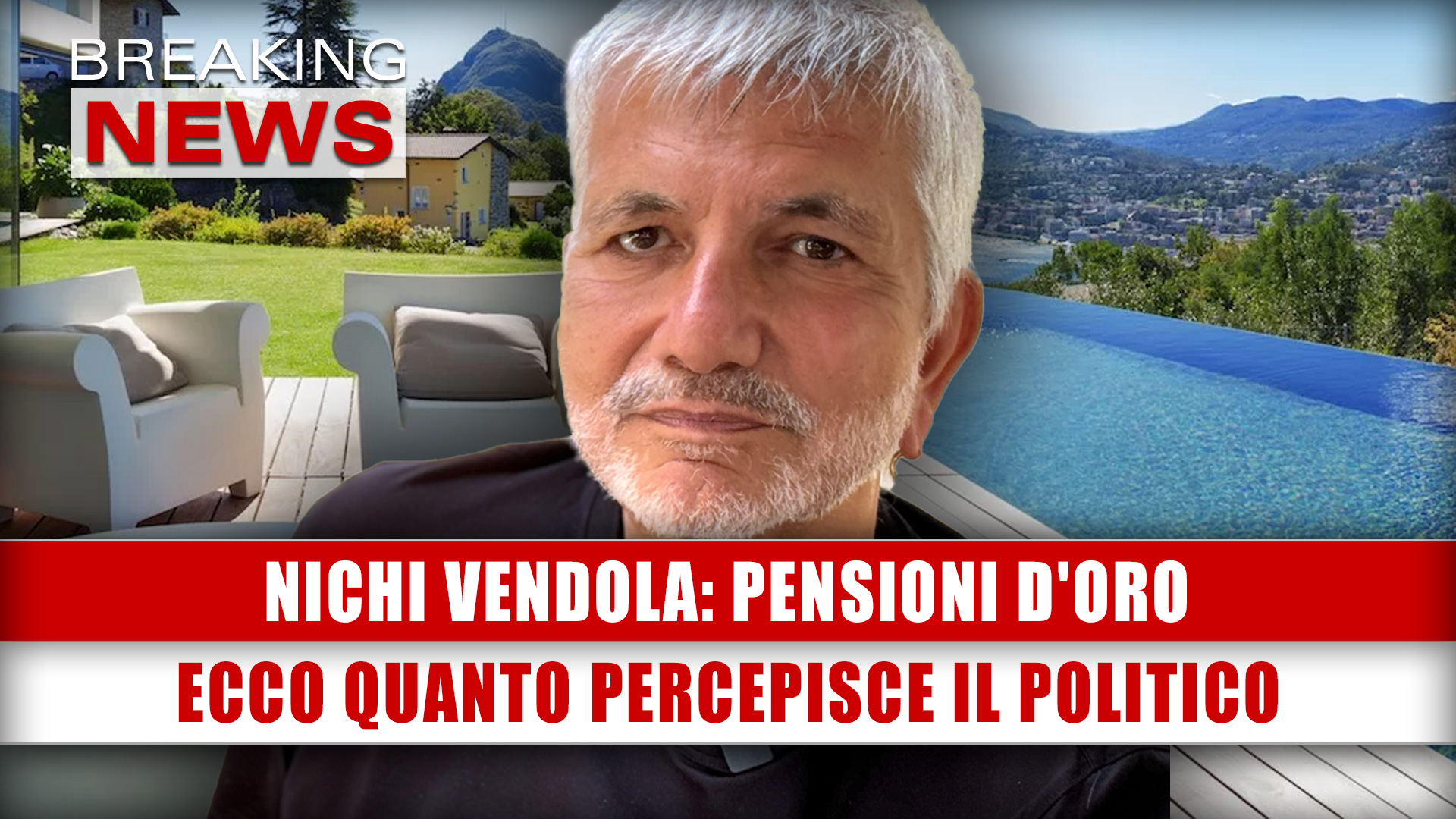 Nichi Vendola, Pensioni D'Oro: Ecco Quanto Percepisce Il Politico!