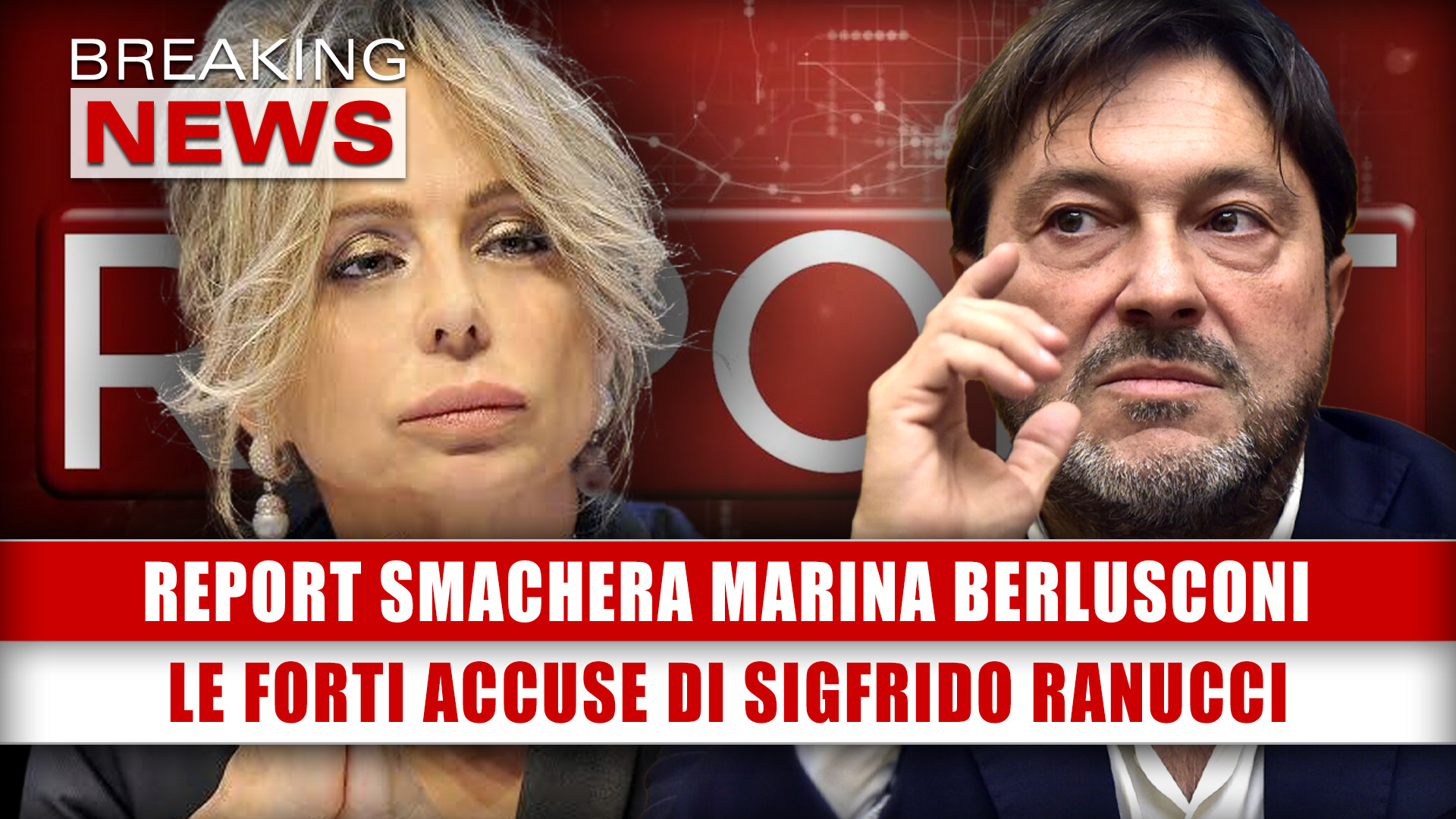 Report Smaschera Marina Berlusconi: Le Forti Accuse Di Sigfrido Ranucci!