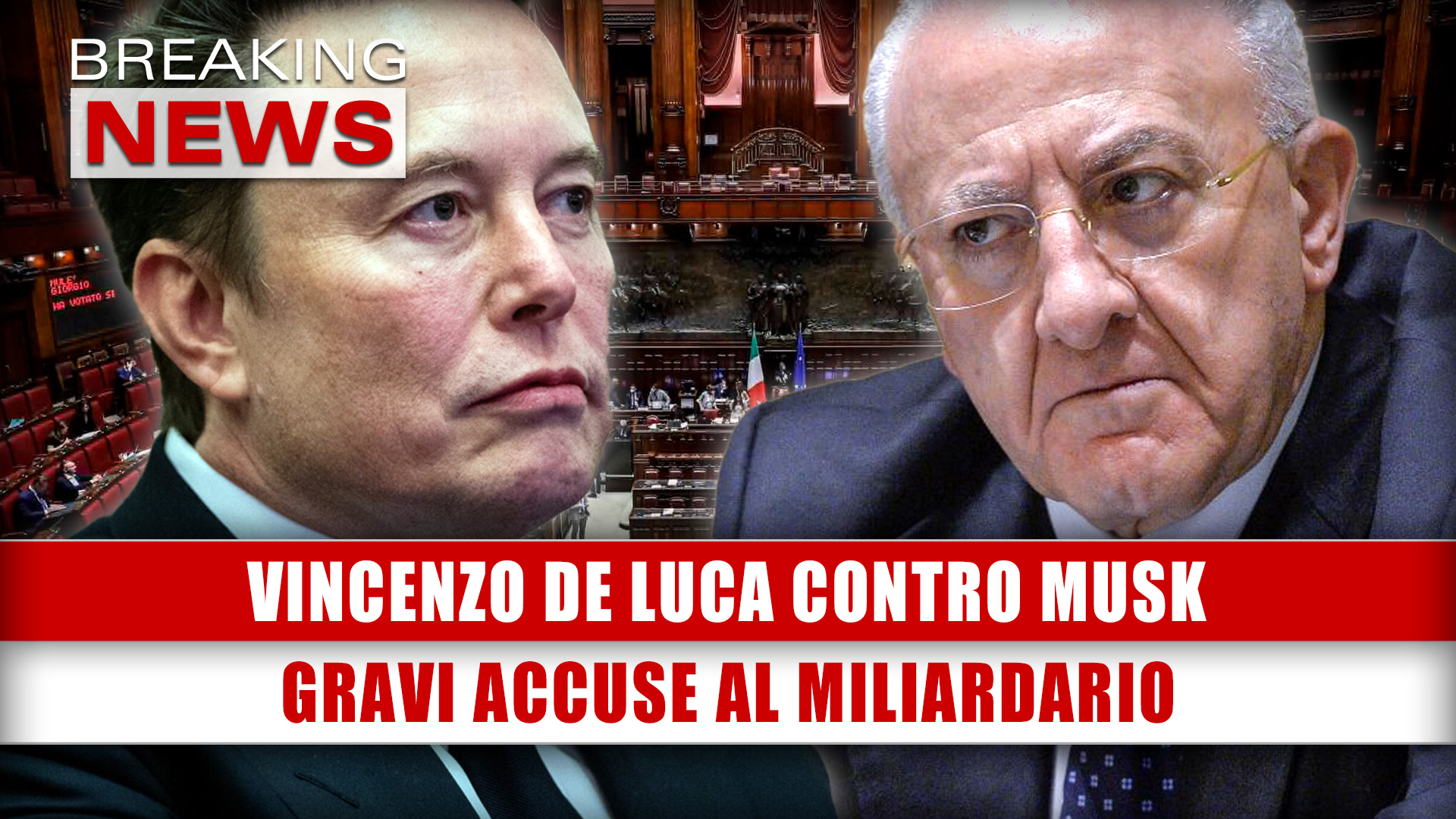 Vincenzo De Luca Contro Musk: Gravi Accuse Al Miliardario!